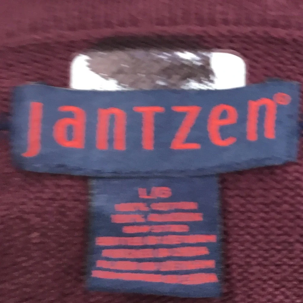 Jantzen Burgundy Polo Sweater - Picture 4 of 4